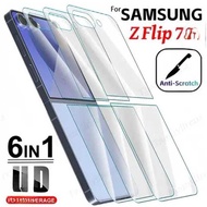 ANTI GLASS SCRATCH FULL SAMSUNG Z FLIP 7 TEMPERED GLASS SCREEN PROTECTOR