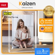 Magnetic Acrylic Photo Frame Stand Picture Card Holder Ads Promotion Price Info Display Transparent 