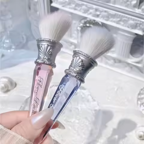 Flower Knows Makeup Brush Soft Wool Skin-friendly Portable For Cheek Foundation Blusher Fluffy Condi