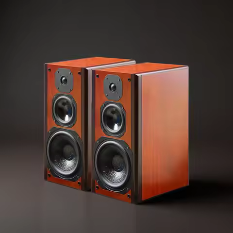 200W Powerful Speaker 8 Inch Monitor Sound Box 3-Way Bookshelf Speaker 4ohm HiFi Passive Loudspeaker