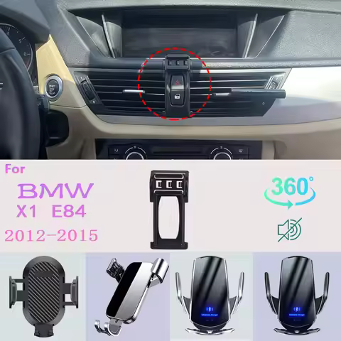 Car Phone Holder For BMW X1 E84 2012 2013 2014 2015 Mobile Phone Support Car Mounts Wireless Chargin