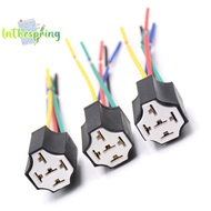 [lnthespringS] Ceramic Car relay holder,5 pins Auto relay socket 5 pin relay connector plug Ceramic Relay Holder Seat High Relay With Pins new