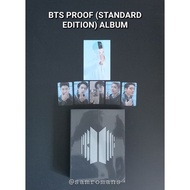 BTS PROOF (STANDARD EDITION) ALBUM WITH JUNGKOOK POSTCARD &amp; V PHOTOCARD