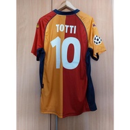 High-quality 2001/02 season Roma home Champions League retro jersey