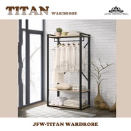 Jupiter Furniture World [ JFW- TITAN OPEN CLOSET WARDROBE ]- IKEA WARDROBE CABINET / HANGING RACK/ A