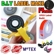 Motex Wheel Label Maker [TW101 ]/Tape Writer refill TWT9