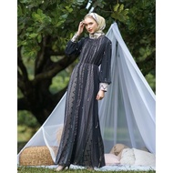 Ellen Dress | Elok Series | Party Batik Dress | Elegant Batik Dress | Sequin Batik Dress | Soft Bati