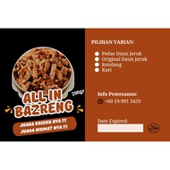 Basreng Pedas | Original| murah basreng Indonesia ALL IN BAZRENG