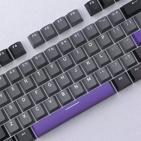 126 Keys Double Shot PBT Cherry Keycaps Mechanical Game Keyboard Wireless for MX Switch Keycap GMK67