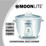 [Ready🔥Stock] MOONLITE 1L/1.8L NON-STICK CONVENTIONAL RICE COOKER RC18-JX3