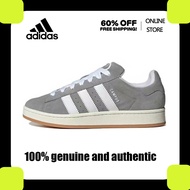 Adidas Campus Original100% Grey Unisex Low-top design Sneakers for women's sneakers men's sneakers