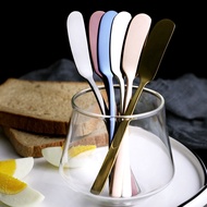 EHONGHONG Stainless Steel Butter Knife Fruit Fork Spreader Easy Spread Cold Hard Butter Cheese Jams Knifes Cutlery Breakfast Tool  1pc