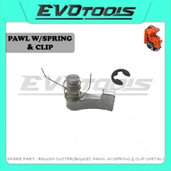 SPARE PART(BG328) : STARTER PAWL W/SPRING & CLIP (METAL) BRUSH CUTTER MESIN RUMPUT PARTS STIHL VICTA