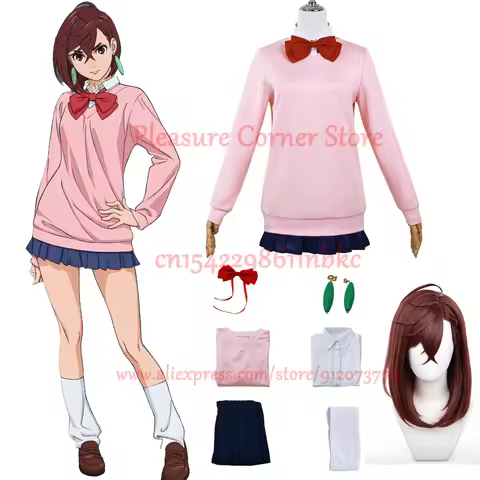 IN STOCK DAN DA DAN Anime Dandadan Cosplay Uniform Momo Ayase Cosplay Costume Full Set Cosplay Costu