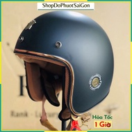 Mũ bảo hiểm Royal M20C đen nhám nón trùm đầu đi phượt