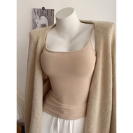 baju singlet wanita singlet singlet woman plus size Brushed Thick Velvet Camisole - Winter Tight-Fit