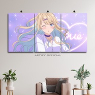 Waifu Keikenzumi Na Kimi To 60X30 Multipanel Poster for Boys | Anime Waifu Keikenzumi Na Kimi To Lar