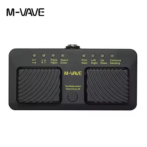 M-VAVE CUBE TURNER PRO Wireless Intelligent MIDI Controller Pedal Page Turner Pedal Music Sheet Turn