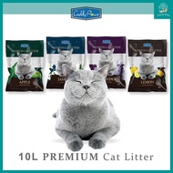 [Cuddly Paws] Premium Cat Litter 10L Bag - Apple, Lavender, Lemon or Jasmine