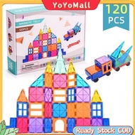 【24H COD】3D Magnetic Tiles Magnetic Building Tiles Magnetic Building Blocks Colour Window Educationa