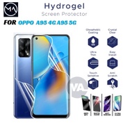 LAYAR Oppo A95 4G A95 5G Clear HD Blue Matte Spy Privacy Hydrogel Screen Protector Screen Protector