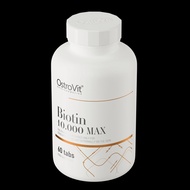 OstroVit Biotin 10.000 MAX 60tablet Vegan Vitamin H B7 Suplemen Energi