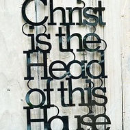 基督是我家之主 Cross/經文掛飾/壁貼/擺飾/禮品