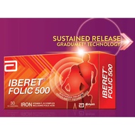 Iberet @ Folic 500 For Healthy Pregnancy (EXP:17/5/25) | IRON SUPPLEMENT