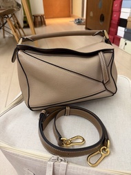 LOEWE Small Puzzle Bag sand color
