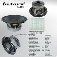 SPEAKER KOMPONEN BETAVO B18-V622 18 INCH PROFESSIONAL AUDIO