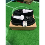 pull&bear black loafer 8uk