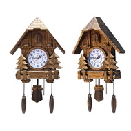 European Style Living Room Cuckoo Clock with Hourly Chime Creative Living Room Cuckoo Clock Wall Clo