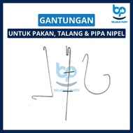GANTUNGAN Nipple Pipe Hanger - Galvalum Feed Gutter - PVC Feed Gutter | Variations