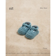 Baby Shoes Baby Shoes Baby Knitted Shoes Newborn Baby Shoes (Ocean)