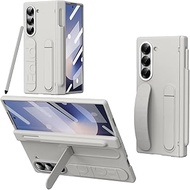 Compatible with Samsung Galaxy Z Fold 6 5G Case with S Pen Holder & Hinge Protective & Anti-Scratch 
