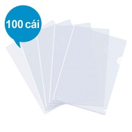 [HCM]Xấp 100 bìa lá PLUS khổ A4 và F4