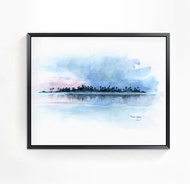 掛畫-風景畫-客廳臥室裝飾畫-裝飾掛畫-民宿