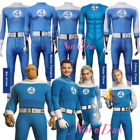 Halloween The Fantastic Four 4 Invisible Woman Susan Storm Ben Grimm Human Torch Reed Richards Miste