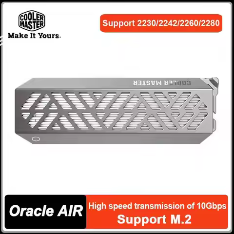 Cooler Master Oracle AIR Solid State Drive Enclosure NVMe High-speed Portable M.2 SSD Case For 2230