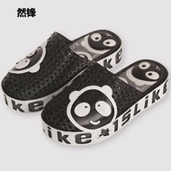 Feng cartoon Baotou Non-Slip Cave garden Children s pine cake with beach Slippers ZH830 Black 31