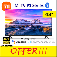 Xiaomi 43 inch Mi Android 10 Smart LED TV Television with Wifi  Bluetooth P1 A2 MITV 4K UHD HDR (Malaysia English Version) L43M6-6ARG