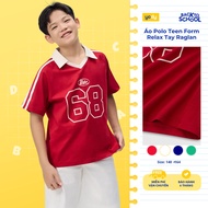 Yody Form Relax Teen Polo Shirt Raglan Sleeve ICPO26S002