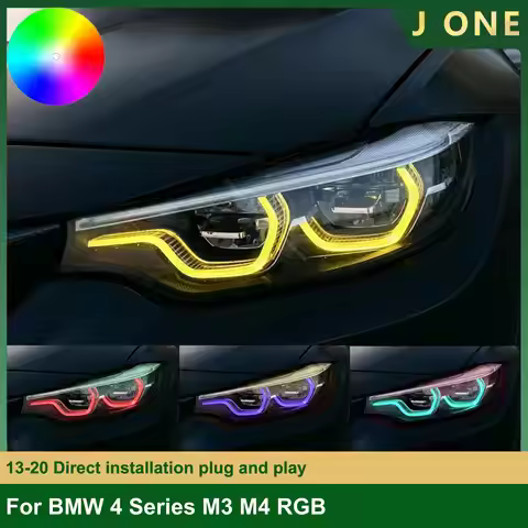 J ONE New Led Light Car Drl Rgb Colour Control By Phone For BMW 4 Series M3 M4 F32 F33 F36 F80 F82 F