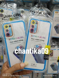 Case Airbag OPPO RENO 5/ Softcase Silikon Karet Bening Bahan Tebal Case Hp Oppo Reno 5 4G/5G