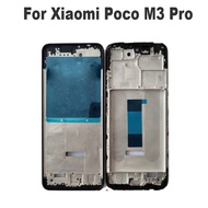 New For Xiaomi Poco M3 PRO 5G Middle Frame Front LCD Frame Bezel Back Housing Case Mid Plate