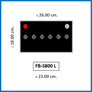 🔔แบตเตอรี่รถยนต์ FB รุ่น S800 L / R MF 65Ah.  พร้อมใช้ / ไม่ต้องเติมน้ำ /สำหรับรถเก๋ง &lt;2200cc.