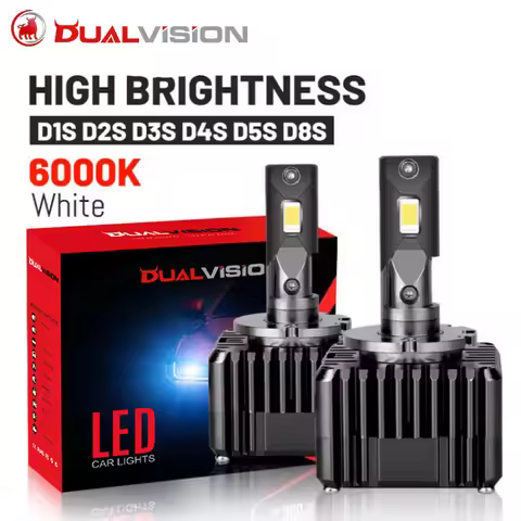 Dualvision HID D1S D3S LED D2S Canbus 30000LM D4S D5S D8S CSP Chip D1R D2R D3R D4R Canbus No Error 3