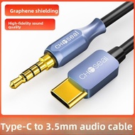 Choseal | Type-C to 3.5mm Auxiliary Cable Dual Head For Phone Audio Connection Car