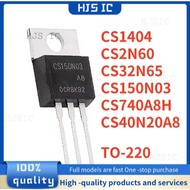 5PCS NEW CS150N03 CS2N60 CS32N65 CS1404 CS740A8H CS740 CS40N20A8 CS40N20 TO-220 MOSFET In Stock