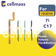 For REALME 7i C17 RMX2103 RMX2101 Power On Off Volume Flex Button